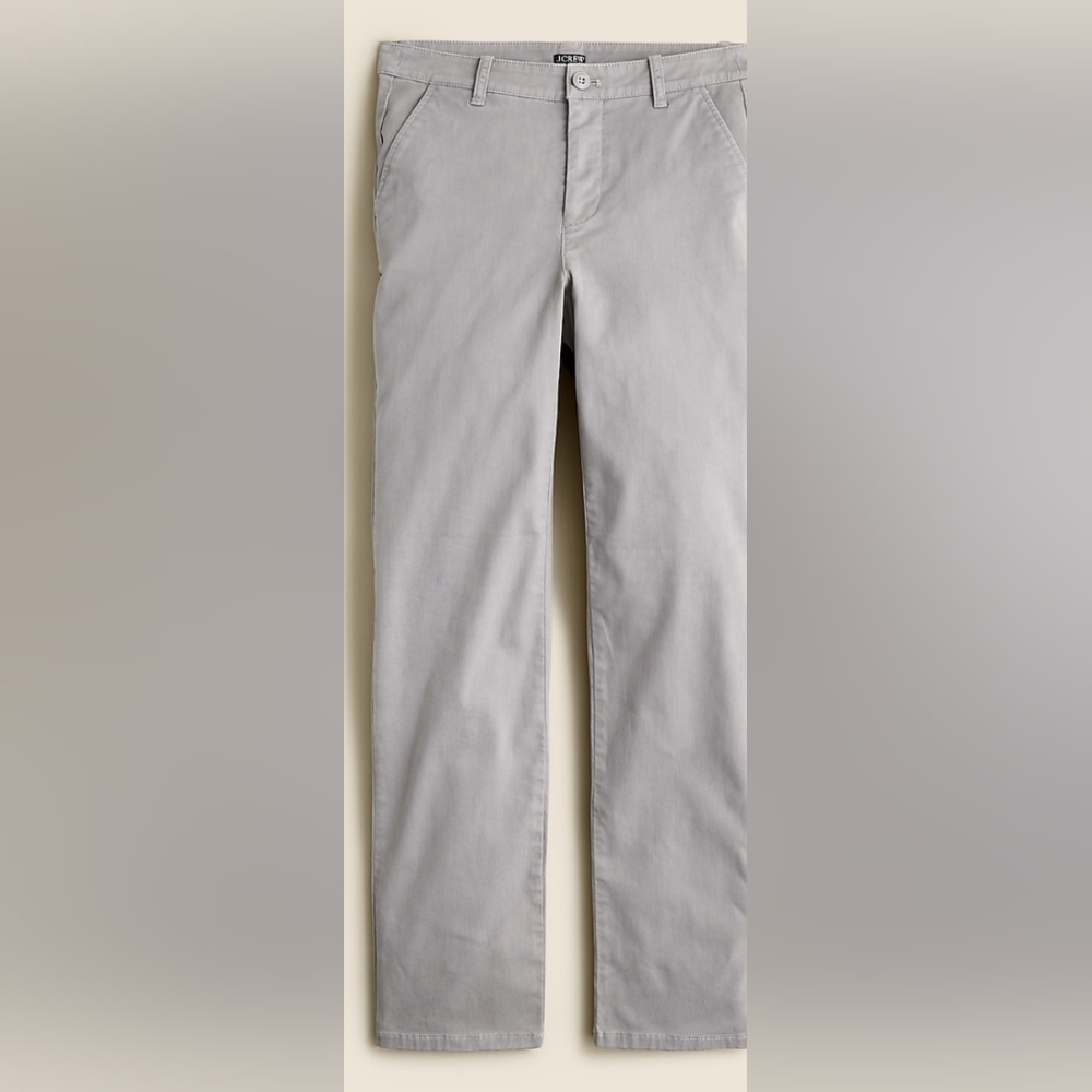 J.Crew $98 Kate Straight-leg Pant in Chino in Gray Size 00 Nwot